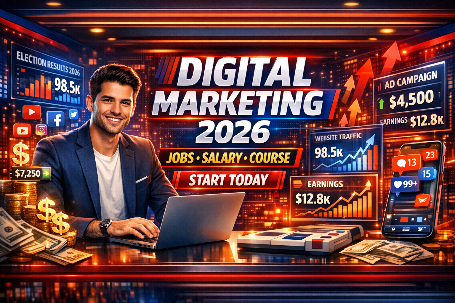 Digital Marketing Course in India 2026: What It Is, Career, Salary, Jobs & Best Learning Guide